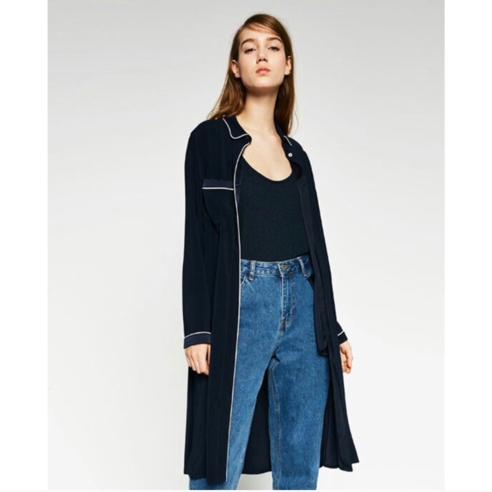 Zara Pyjama Style Jacket- Duster